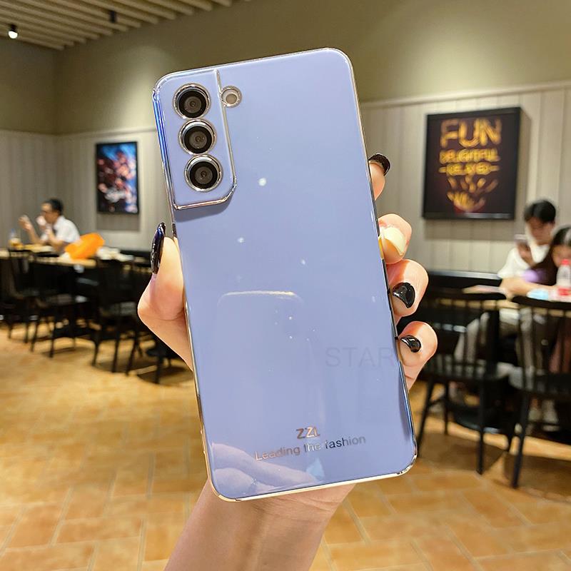 Чехол-подставка с кольцом S 23 для Samsung Galaxy S23 Plus S22 Ultra S21 S20 Fe с роскошным покрытием и силиконовым покрытием на S23plus S23ultra