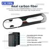 Real Soft Carbon Fiber Sticker For Fiat 500 500C 2008-2015 For Abarth 595/695/595C/695C 2012-2015 Water Cup Holder Gear Shift