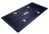 Blue Poker Mat - Non-Slip Playing Surface 180cm X 90cm - Thickness: 3mm - Printed - Polyester and Rubber - 320997