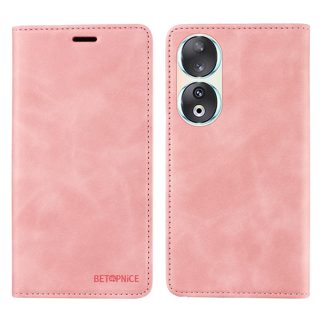 Leather Wallet Folio Case Magnetic Closure RFID Blocking Card Slot Kickstand Full Protection Case For Huawei Honor 90 X9A X40 X8 X9 Mate 60 Nova 11i