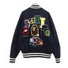 Back Embroidery Stajan M Navy Blouson Men's Used