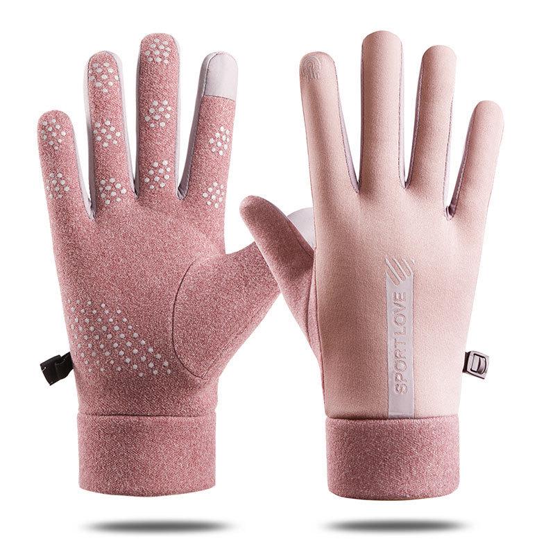 Ветрозащитные Водонепроницаемые Зимние Перчатки с Сенсорным Экраном для Мужчин и Женщин - Флисовая Подкладка для Велоспорта, Катания на Лыжах и Холодной Погоды