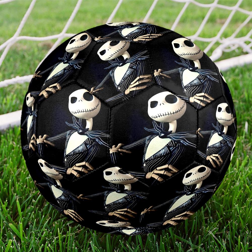 The Nightmare Before Christmas Theme Size 5 Soccer Ball, Suitable for Both Indoor and Outdoor Matches, a Gift Suitable for Everyone.