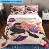 3PCS Stained Glass Gothic Romance 3pcs Bedding,Including 3PCS Duvet Cover And 2pcs Pillowcases Perfect for Christmas,Ideal for Bedroom, Dormitory