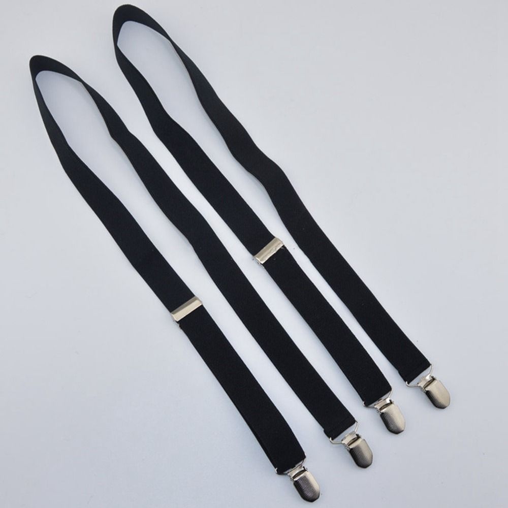 Color Performance For Women Tie Suspenders Adjustable Braces Suspenders Clips Hanging Pants Clip
