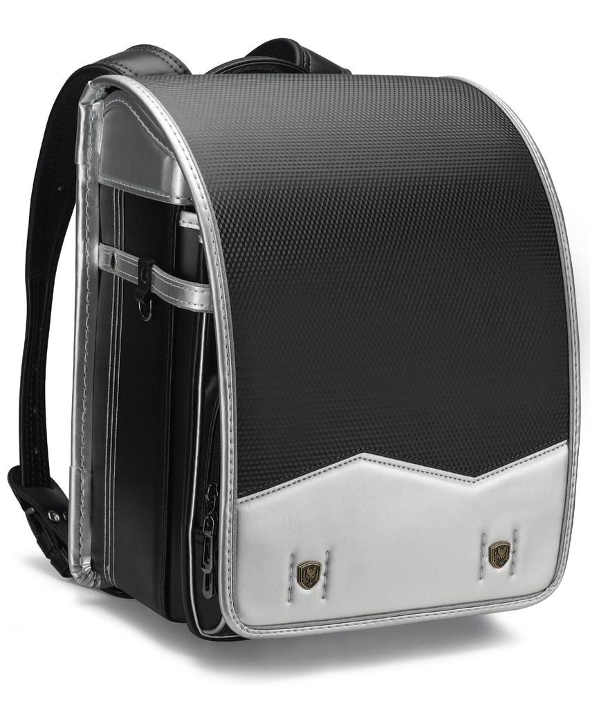 Lightweight Schoolbag for Made of Premium Synthetic Large Automatic Waterproof Perfect for School Entrance Fits A4 Flat Roam.Cove Boys, Leather,