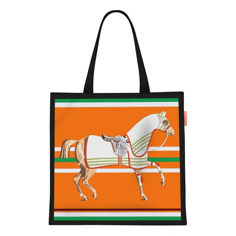 Spring new printed handbag women's oil painting series handbag shoulder bag tote bag fashion canvas bag
