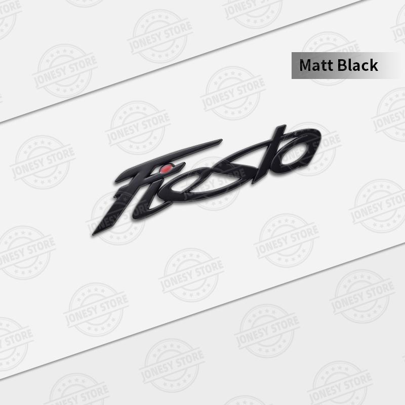Auto Metal For Ford Fiesta Logo Hybrid EcoBoost MK2 MK3 MK4 ST Line 3D Badge XVEP2 Lettering Decals Trunk Sticker Car Styling