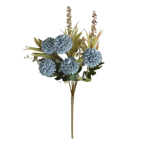 Искусственный цветочный шар 5 голов реалистичные устойчивые к УФ-излучению искусственные хризантемы