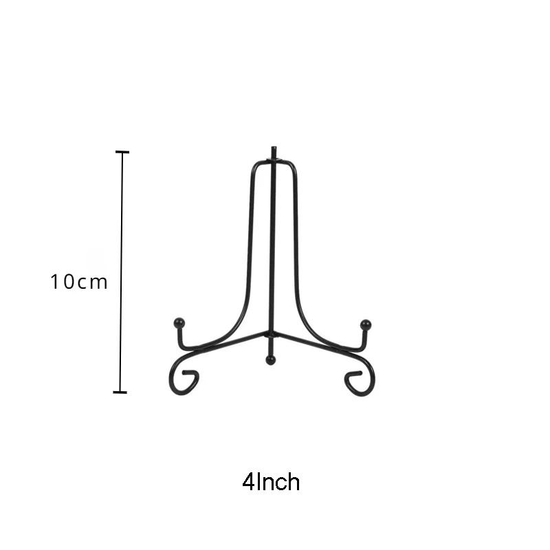1 шт. Черный железный DIY кронштейн для рукоделия, держатель для книг, подставка для фото, подставка для чаши, рамка для фотографий, подставка для тарелок, подставка для дисплея, мольберт, держатели для хранения