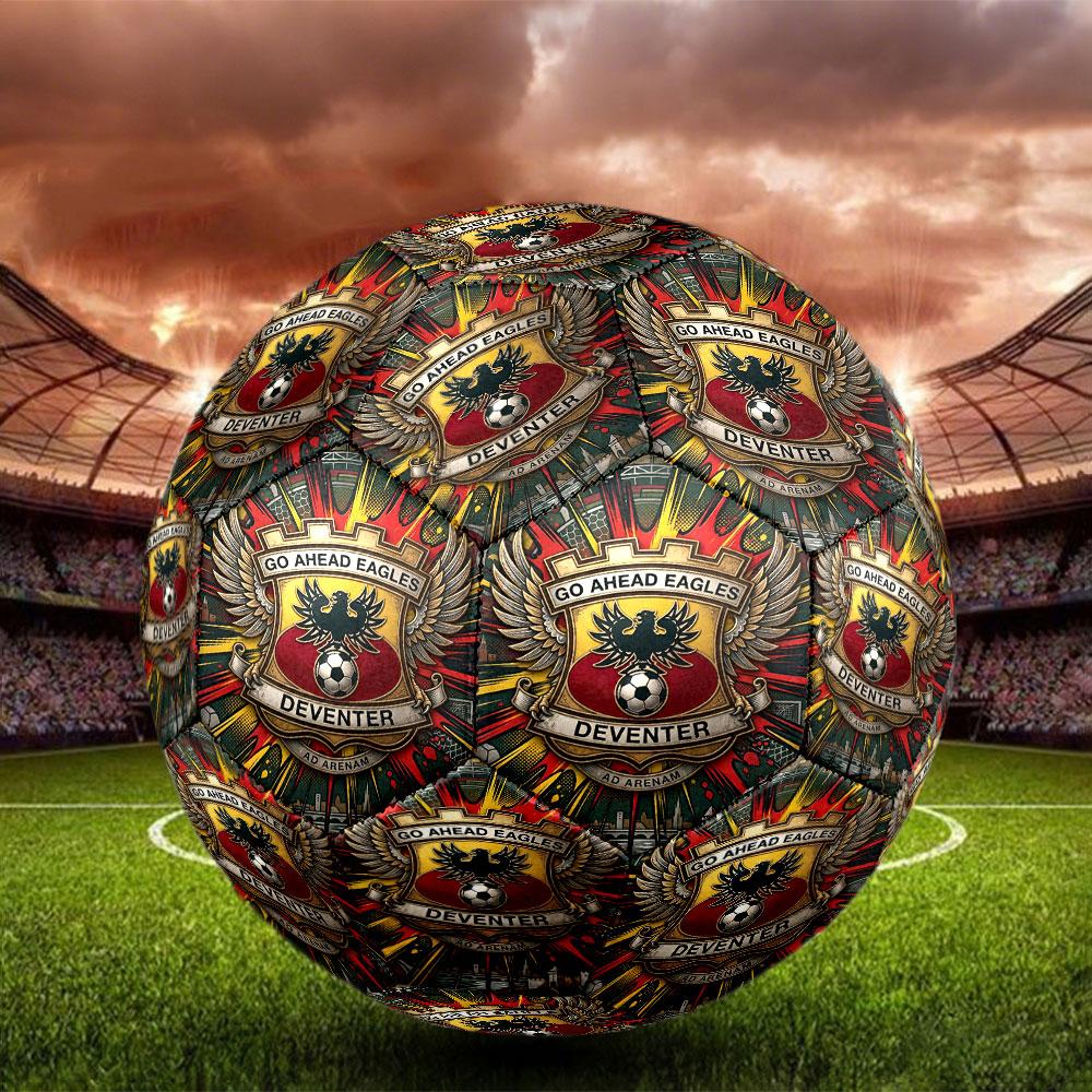 Мяч для футбола Go Ahead Eagles, размер 5, стандартный матч для спортивной игры и тренировок команды, идеальный подарок для футбольных фанатов