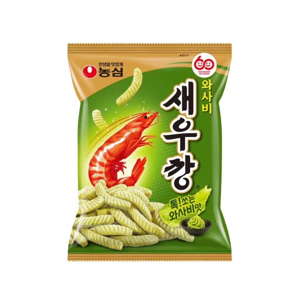 Nongshim Креветочный крекер Оригинальный 90 г / Креветочный крекер Васаби 70 г (2 варианта)