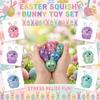 Cross-border Easter Miniature Cute Bunny Sculpting To Stress And Release -up Emotions.