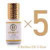 5 Bottles Glue For Eyelash Extension Original EB-3 0.5 Seconds