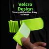 2Pcs Safety LED Light Armband 3 Modes Waterproof Luminous Arm Band 5 Light Color Rechargeable Warning Wristband Night Running