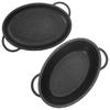 Granite roaster with lid 2in1 GRANDE 10 l, 43x28 cm