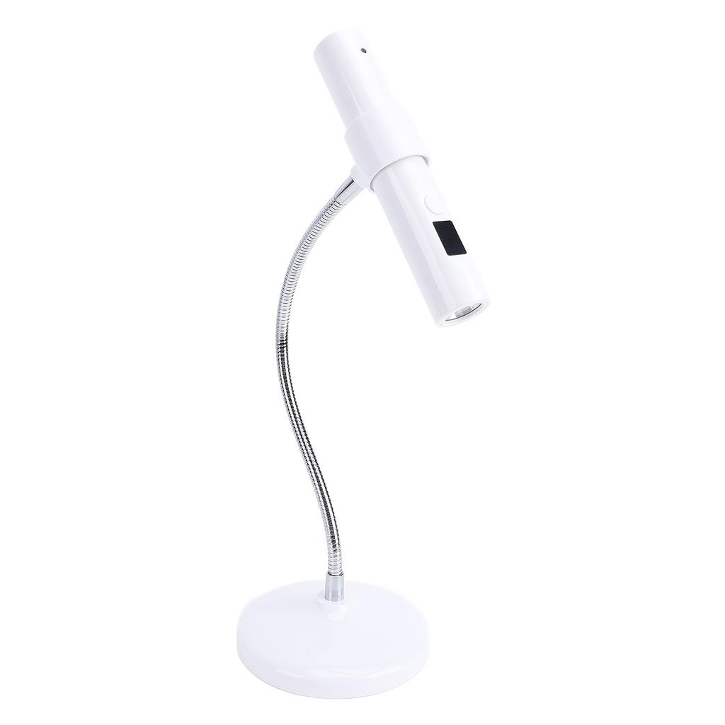 Мини УФ-лампа для ногтей 30с 60с Таймер Портативная Регулируемая шейка на 360 градусов Сенсорное управление Перезаряжаемая Светодиодная