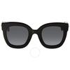Grey Butterfly Ladies Sunglasses Gg0208s 001 49