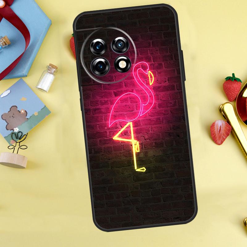 Pink Red Flamingo Case For OnePlus Nord 5 CE 2 3 4 Lite N20 N30 OnePlus 15 12R 13R 13 12 11 10 10T 13T Cover