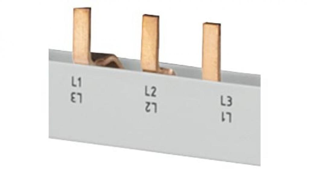 3P 10mm2 stick connection busbar, 12 modules (4x3P), full insulation 5ST3615