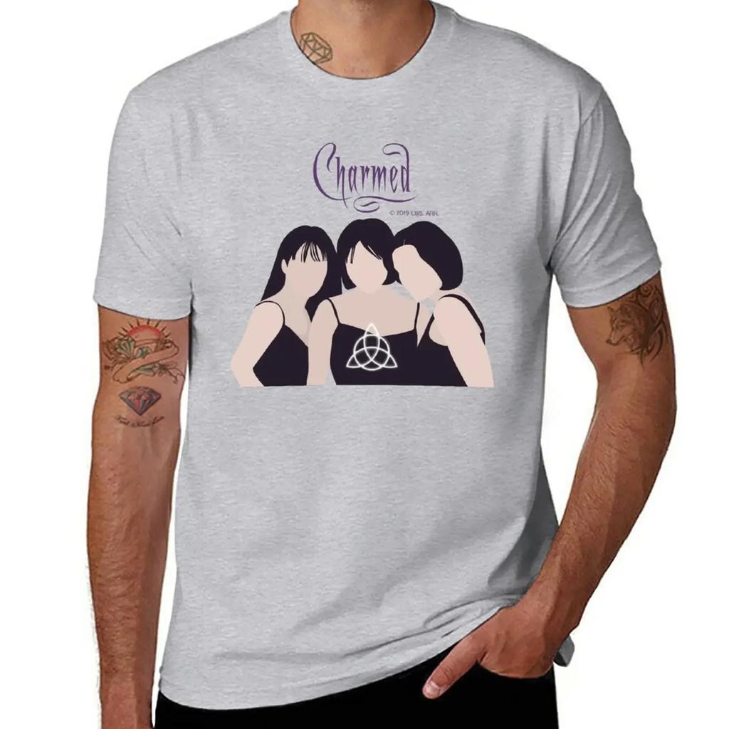 Charmed 1998 TShirt summer tops hippie clothes Blouse plain white t shirts men