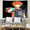 Haikyu Print Tapestry, Backdrop, Easy Setup, Ideal for Bedroom, Office & Living Room, with Aesthetic Wall Hanging Decor.