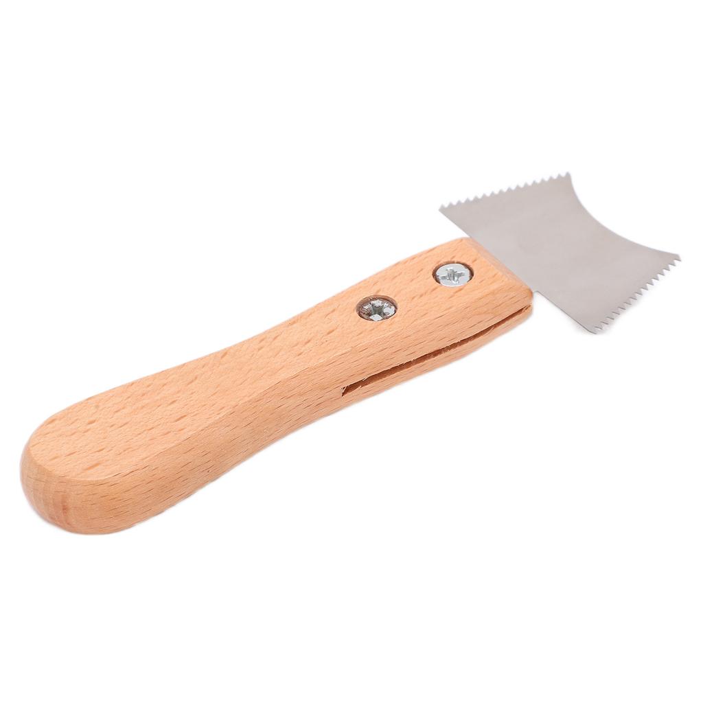 Пильное полотно для пропилов под лады, Нож для чистки ладов, Инструменты с ручкой из бука для музыкального инструмента M02835