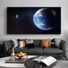 Темная Вселенная Земля Пейзажи Плакаты и принты Современная картина на холсте HD Настенные картины большого размера для спальни Домашний декор Cuadros без рамки