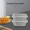 Disposable Rectangular Transparent Food Container
