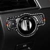 Carbon Fiber Car Headlight Switch Cover For Mercedes Benz C Class W204 2007-2013
