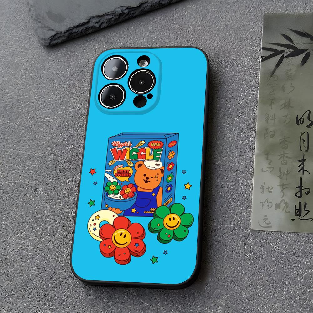 Wiggle Cereal Phone Case Funda For Iphone 13 17 16 11 15ProMax 14 12 Pro Xs Max Mini Xr X 7 8 6 6s Plus Covers