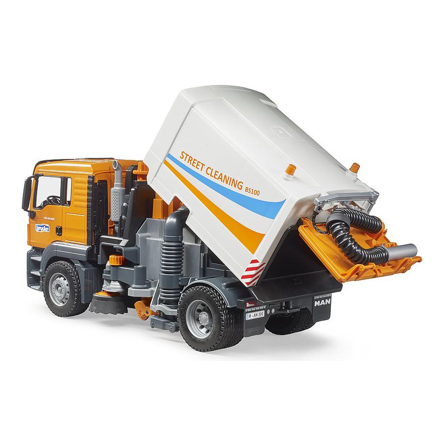 Man Tgs Street Sweeper Original BRUDER 03780 Profi Series 1:16
