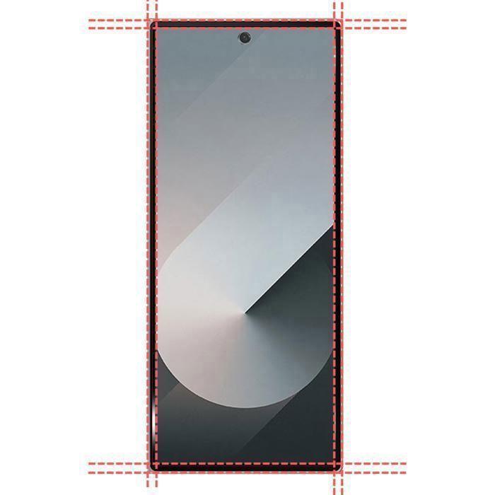 Закаленное стекло для Samsung Galaxy Z FOLD 6 [Упаковка 4 шт.] Защитная пленка для экрана Phonillico®