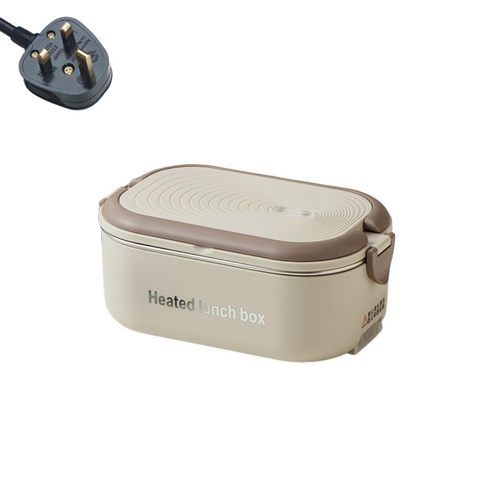 Durable 304 Stainless Steel Electric Lunch Box Plug-in Constant Temperature Food Heated Warmer Container 1000ml Heated Lunch Box
