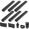 Drainage Channels - VIDAXL - 6 Pcs - Plastic - Black - Exterior