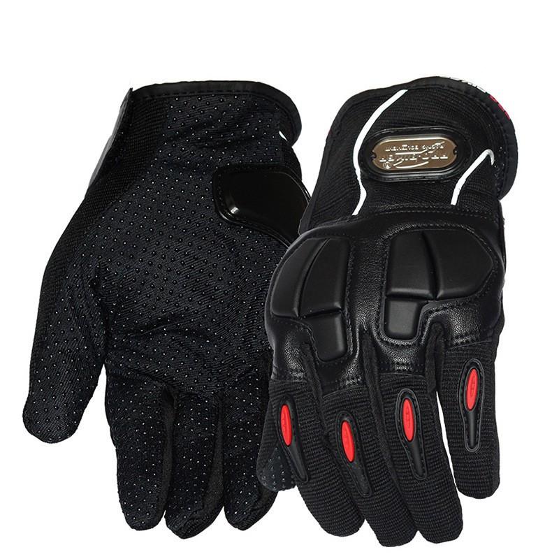 Full Finger Motorcycle Electric Bike Gloves Off-Road Racing Anti-Slip Impact-Resistant Breathable Knit Design Unisex Adult
