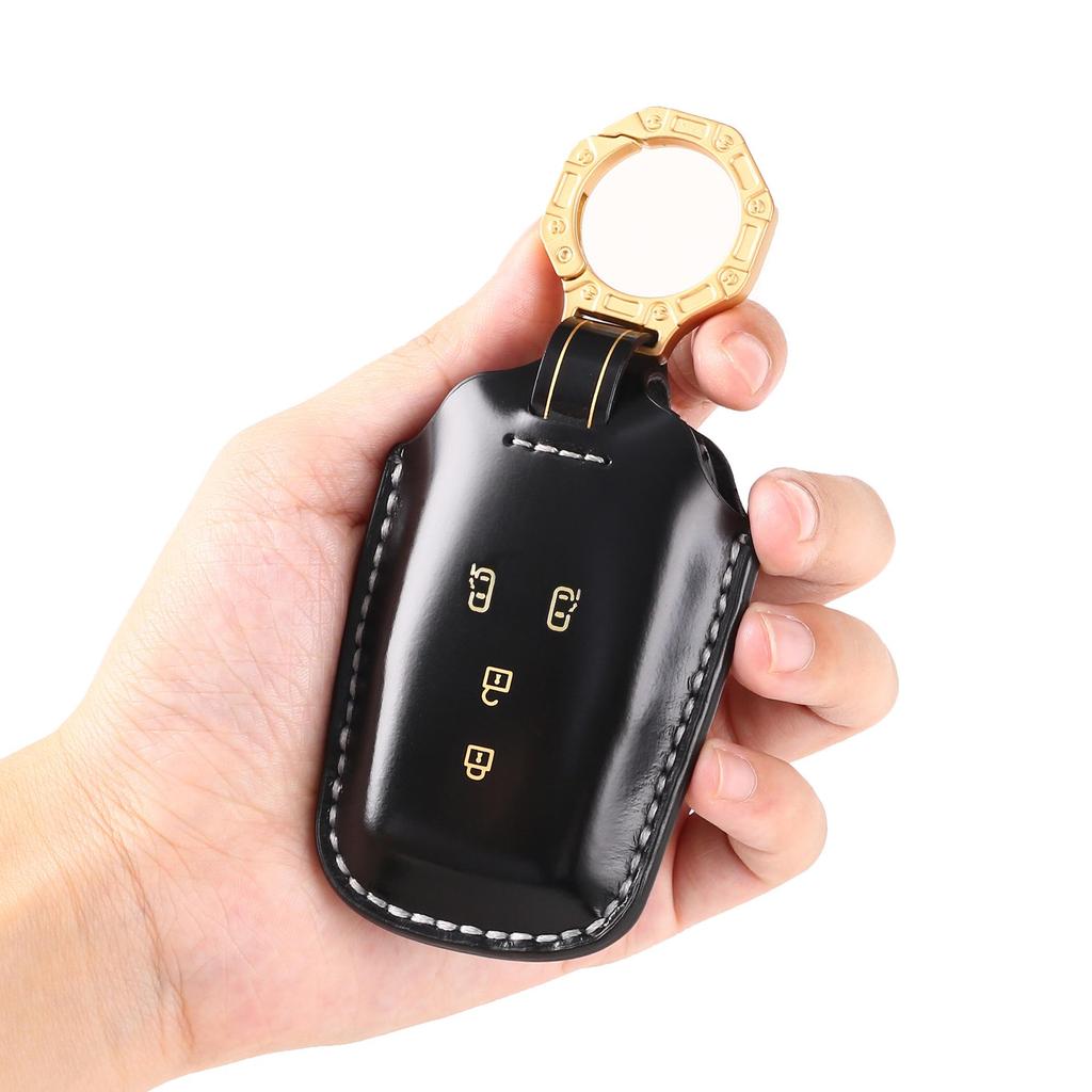 Роскошный кожаный чехол для ключа для Toyota Alphard, Previa, Vellfire