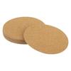 95mm (3.74") Round Coasters, 1mm Thick Cork Cup Mats, Pack of 12