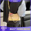 Popular Chain Bag Women's Summer New Fashion Plaid Shoulder Bag Crossbody Dumpling Bag
