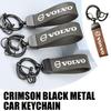 Car Suede Keychain Leather Key Strap Waist Wallet Keyrings For Volvo S60 S80 S90 C30 XC40 XC60 XC70 XC90 V40 V60 V90 T6 JL9