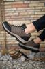 Women Modern Stylish Fashion Brown X Waterproof Cold Resistant Winter Outdoor Trekking Short Boots
