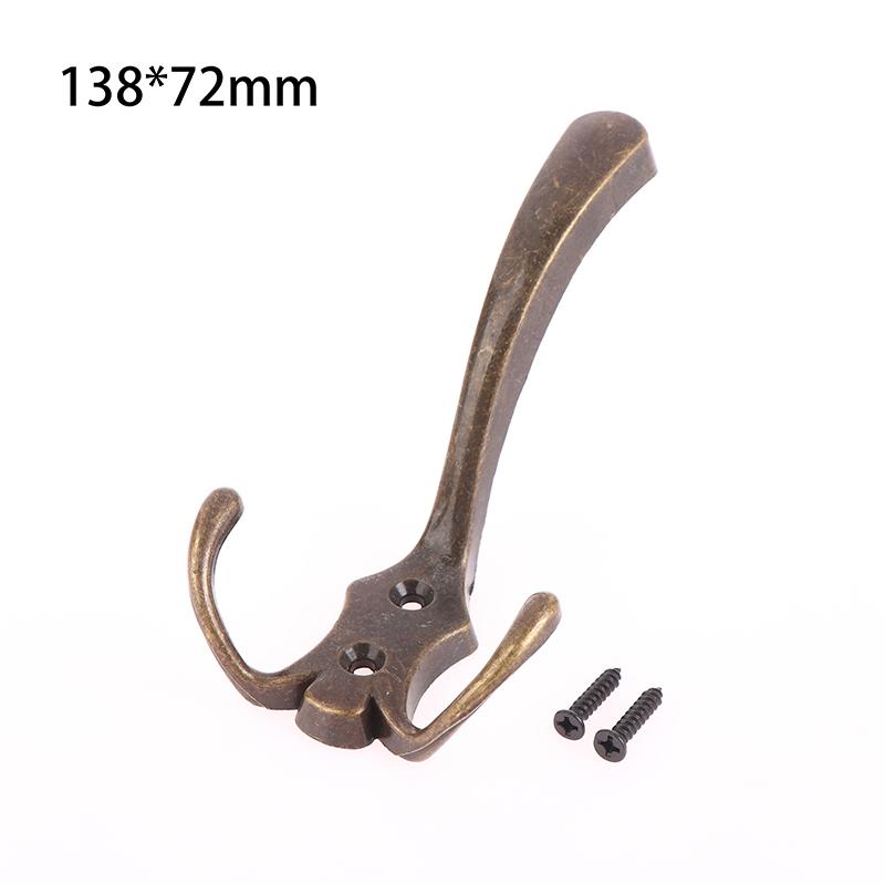 Для одежды для спальни, мебель для прихожей, крючок из цинкового сплава, 3 крючка, крючок для пальто, настенный вешалка для одежды для халата, шляпа, настенная вешалка