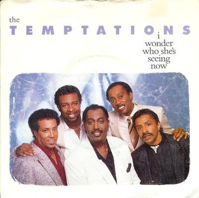 7-дюймовая пластинка TEMPTATIONS - I Wonder Who She's Seeing Now ZB41547 Motown 1987 UK Соул/Фанк Б/У