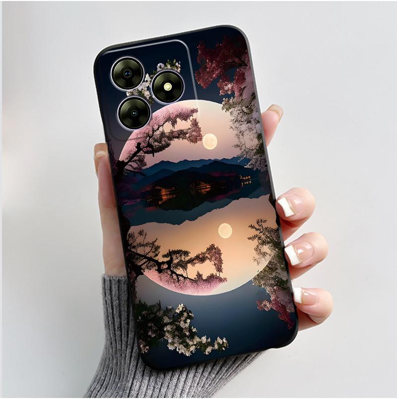 For Blackview Wave 8C 6.56" Wave 8 Black View Wave8C Wave8 Back TPU Soft Silicone Phone Case Luxury Cute Love Rabbit Funny Cover