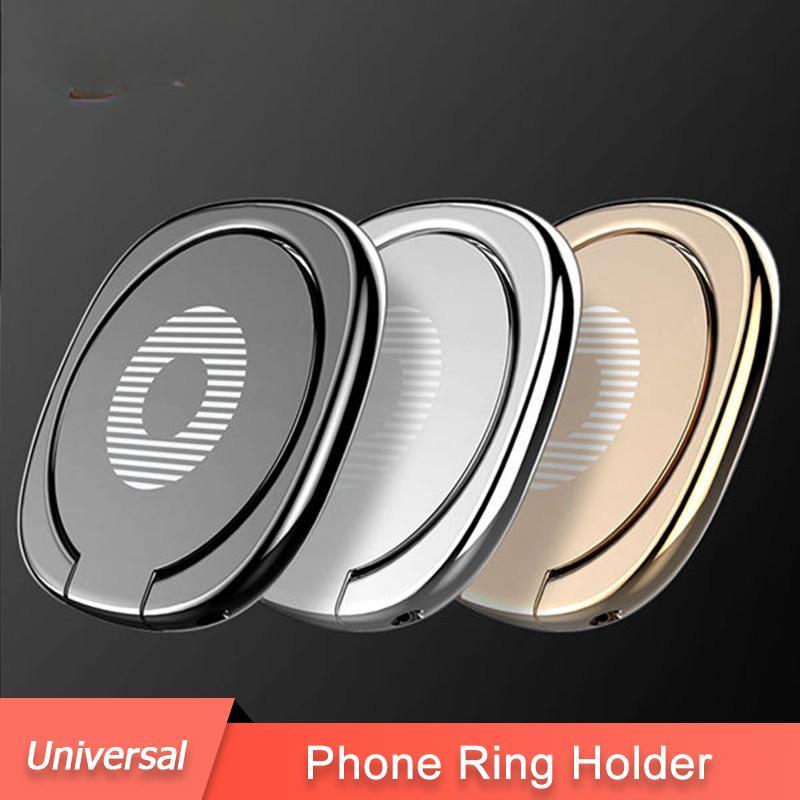 1PC Cell Phone Ring Holder Stand Universal 360 Rotation For iPhone Samsung S10 HUAWEI P30 Magnetic Car Mount Stand Smartphone