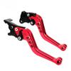 Moto Accessories Universal Fit for Motorbike Modification 1 Pair Alloy Motorcycle Brake Handle CNC Motorcycle Clutch Drum Brake Lever Handle