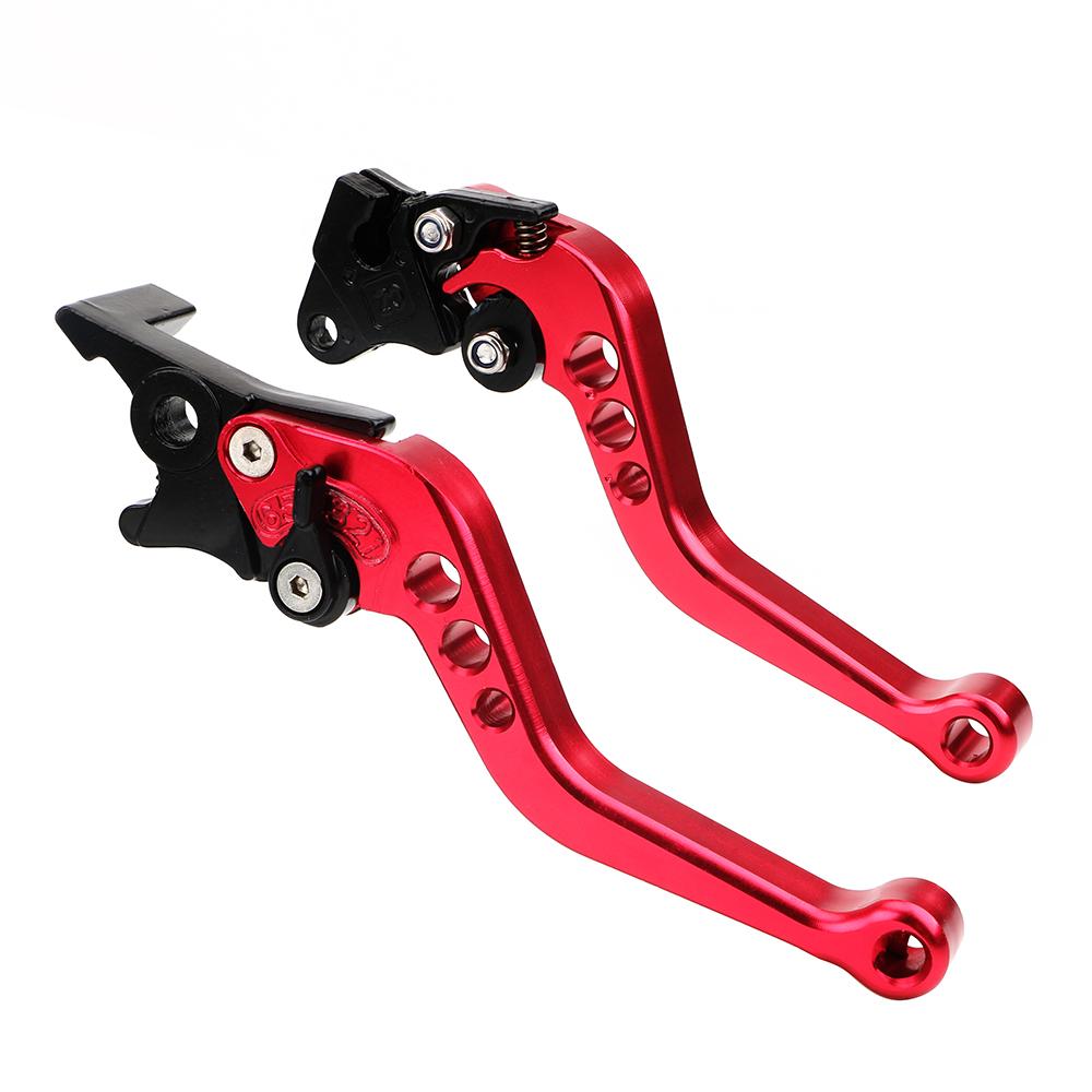Moto Accessories Universal Fit for Motorbike Modification 1 Pair Alloy Motorcycle Brake Handle CNC Motorcycle Clutch Drum Brake Lever Handle