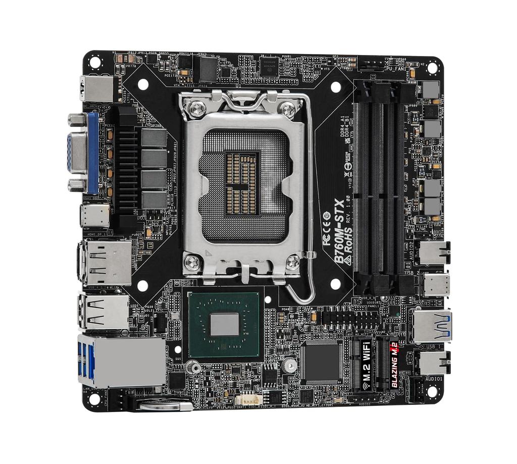 Asrock DeskMini B760 Процессор Intel Core поколения, совместимый с B760 Чипсет DDR4 Barebone PC DeskMini PC7864 14th/13th/12th B760/W/BB/BOX/JP