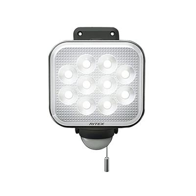 Musashi RITEX Free-Arm LED Sensor Light (12W X 1 Light) [Outlet Type] Rainproof LED-AC1012