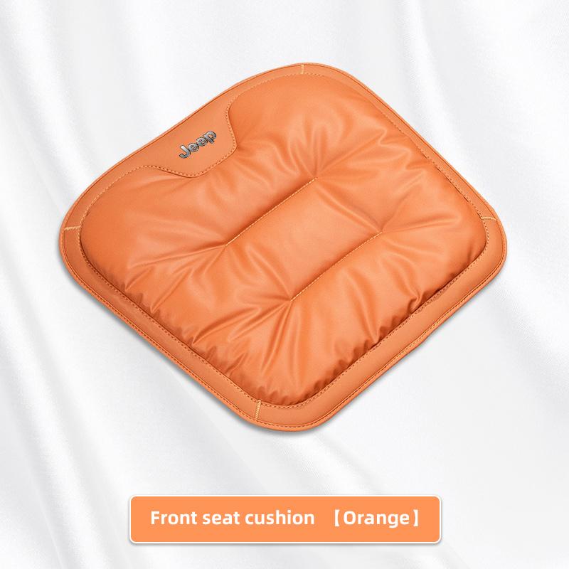 Car Seat Cushion Cover Breathable Leather Protector Mat For Jeep Grand Cherokee Wrangler JK Gladiator Compass Renegade Patriot